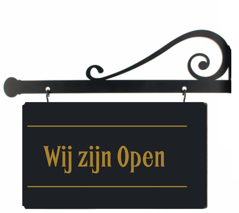 Wij zijn Open!